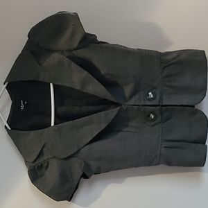 Short sleeve blazer top